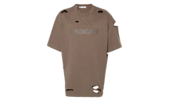 Distressed Graphic T-Shirt "Taupe" 651795 TKVB8 0718