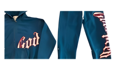 OG Logo Sweatsuit "Deep Water Blue / Red" GS057