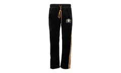 Crest-Embroided Velvet Track Pants "Black" PF23PA05083679