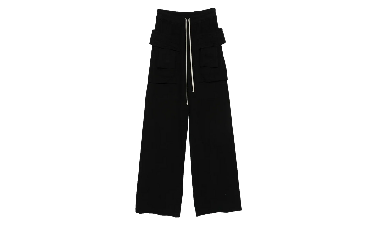 Cargo Drawstring Wide Pants "Black" DU02E7394 JDB 09
