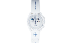 Swatch x Omega Bioceramic Moonswatch "Mission To Earthphase Moonshine Gold (Cold Moon)" SO33W701L