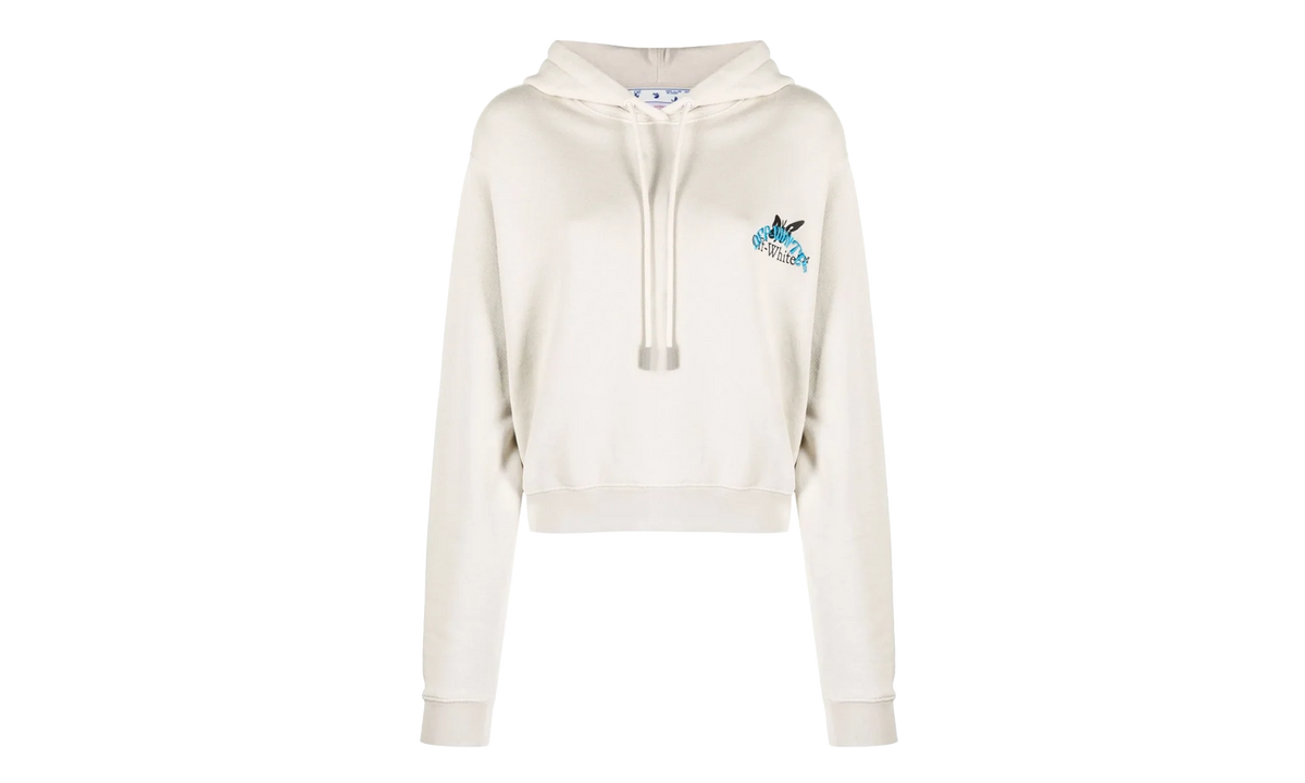 Butterfly Embroidered Hoodie WMNS "Beige" OWBB16S23JER0040944