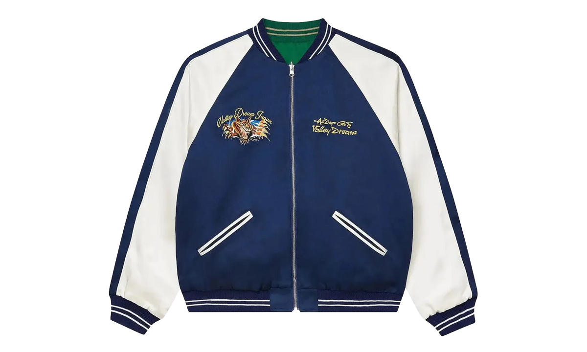 Navy Reverso Sukajan "Navy / Green" VAL151
