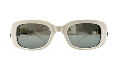 BB Hinge Oval Sunglasses "White" BB0310SK 003