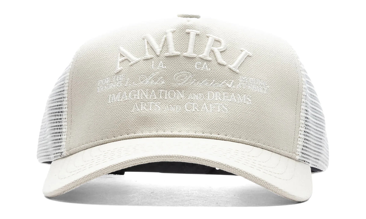 Arts District Trucker Hat "Stone Grey" AW23MAH023 STON