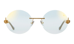 508 Rimless Drill Mount F.U. Edition 24KT "Yellow Gold / Black / Flash Gold" DMMF2 0005 16T3