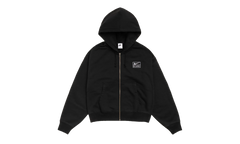Stussy Stone Washed Fleece Zip Hoodie "Black" FJ9175010 BLAC