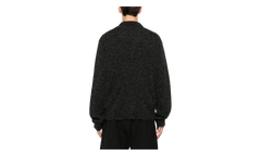 Evening Polo Shirt "Charcoal Melange Fuzzy Alpaca" M2263EC