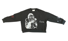 Peaking Kid Relaxed Pullover "French Terry - Overdye Black" 261 MJP029P5 TERYBLK