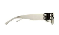 BB Hinge Oval Sunglasses "White" BB0310SK 003