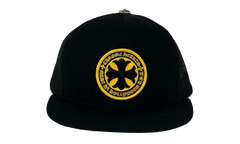 Plus Cross Seal Stamp Trucker Hat "Black" CHRM1141