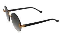 508 Rimless Drill Mount F.U. Edition 24KT "Yellow Gold / Black / Grey Gradient" DMMF2 0003 15T8