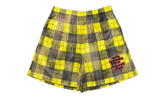 EE Basic Shorts "Plaid - Yellow / Black" EE148