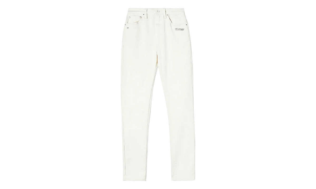 Corporate Skinny Jeans WMNS "White" OWYA003C99DEN0050110