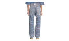TWISTED LEG DENIM TROUSERS "Blue Denim" RW TR0335 D082 P24 22