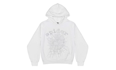 OG Rhinestone Logo Hoodie "White" SP5der340
