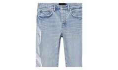 P005 Embroidered Logo Jeans "Light Indigo" P005 LEML226