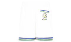 Tennis Club Icon Silk Twill Shorts "White" M AW25 TR 012 01