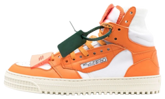 3.0 Off Court Leather "White Bright Orange" OMIA065S23LEA0010122