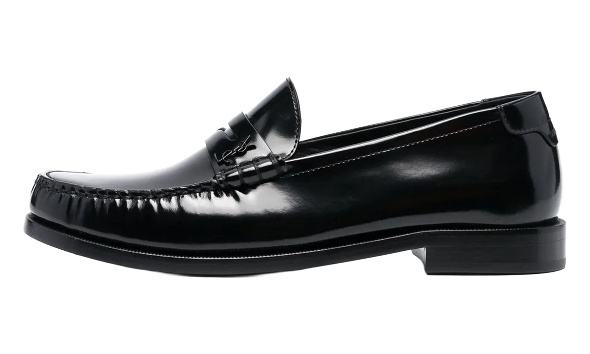 Le Loafer Penny Slippers "Nero" 670231AAA7R 1000