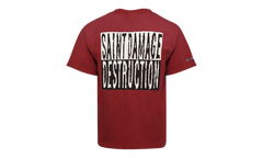 Damage Destruction T-Shirt "Burgundy" SMHR80000030