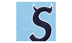 Devil S Logo Zip Up Hooded Sweatshirt "SS26- Light Blue" SU27310