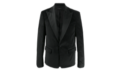 Velvet Blazer Sport Coat "Black" Y0M12174VE BLK
