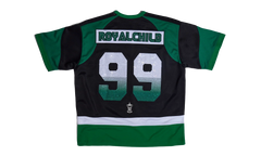Double Lion Rhinestone Jersey "Green" BC25FWTE26 GREEN