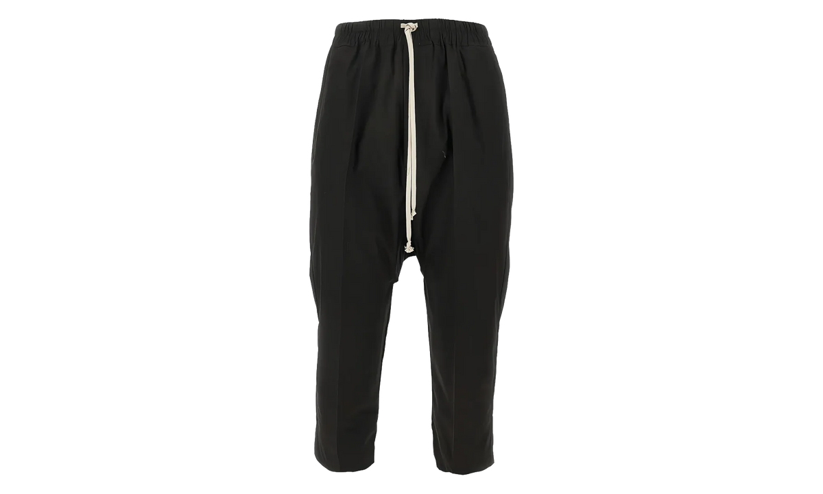 Drawstring Cropped Pants "Black" RU01F2381 P 09