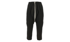 Drawstring Cropped Pants "Black" RU01F2381 P 09