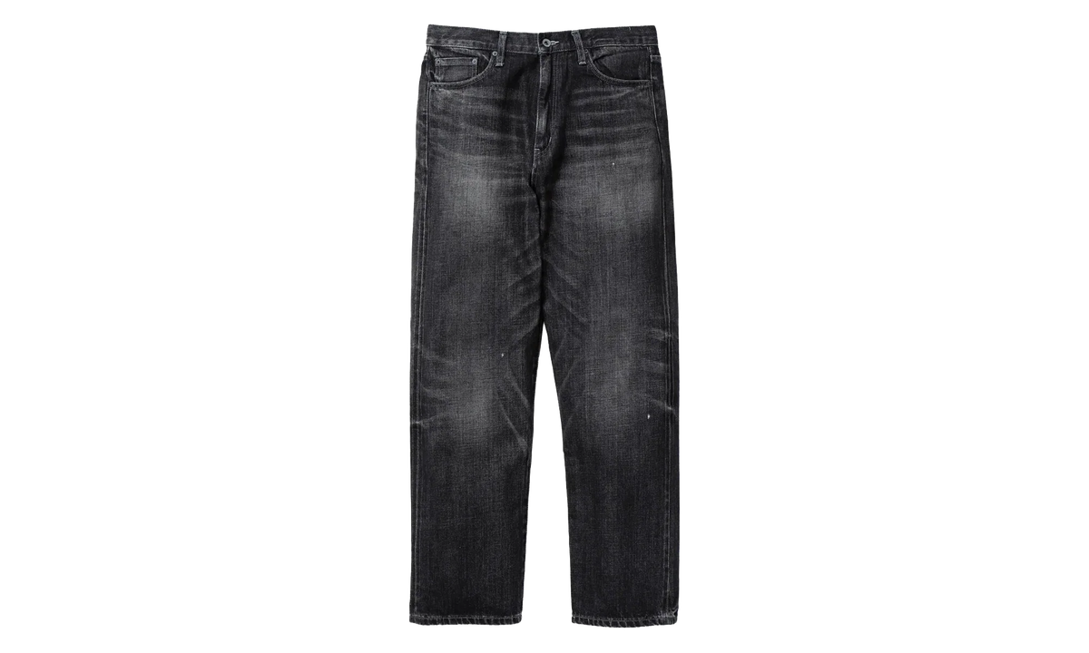 Washed Denim DP Basic Pants "Black" 252XBNH PTM05 BLAC