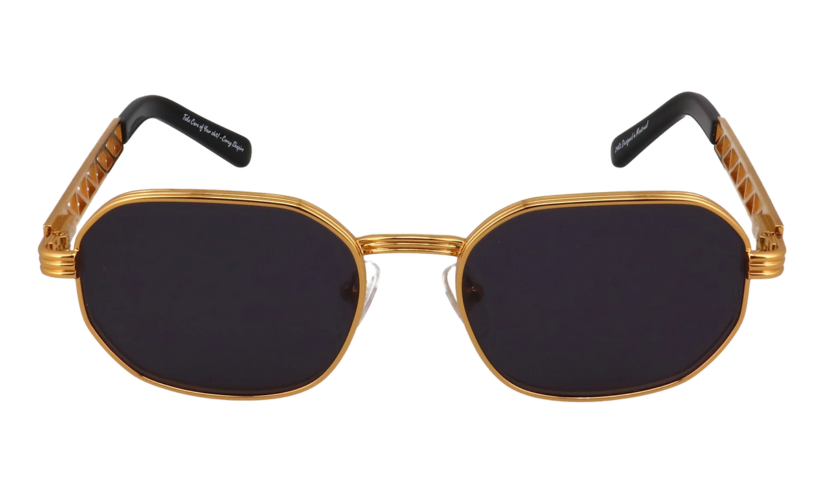 Hustler Jacques Cartier Edition 24KT "Yellow Gold / Black" JCHU2 0001 CUT 11B5