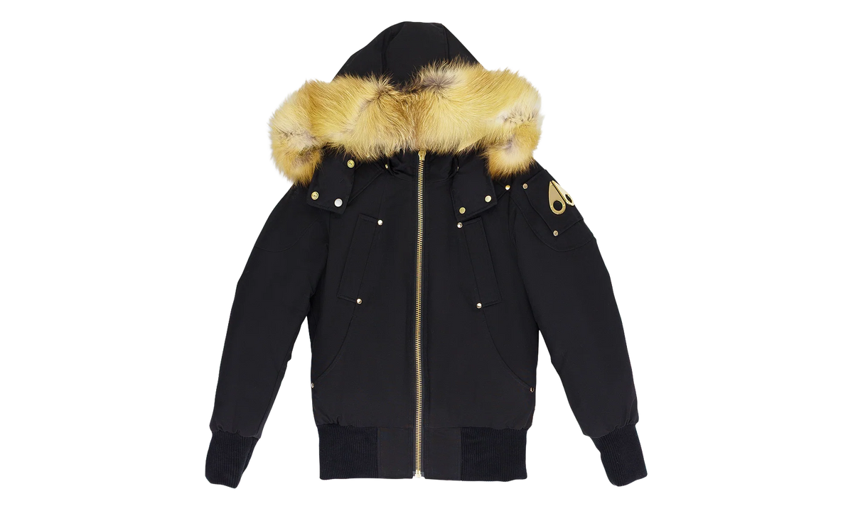 Sainte Flavie Bomber Jacket "Black / Gold" MSK-WOTW-0026