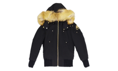 Sainte Flavie Bomber Jacket "Black / Gold" MSK-WOTW-0026