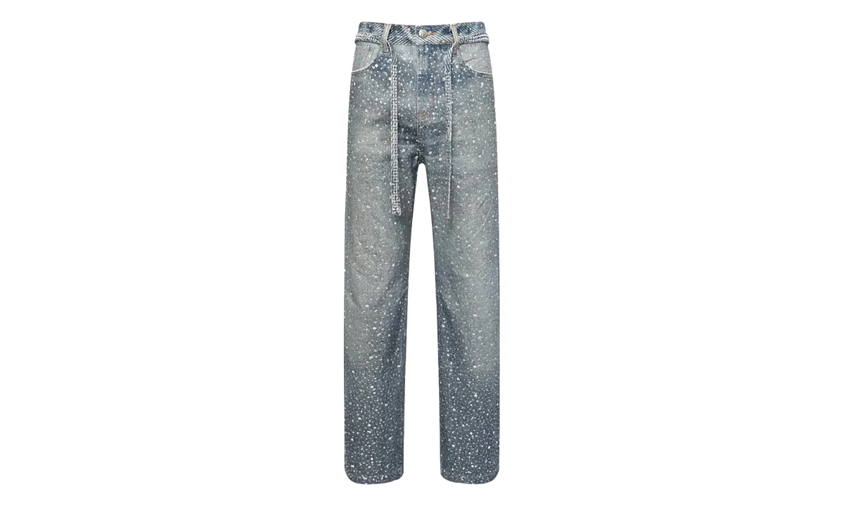 3D Printed Washed Swarovski Diamond Jean "Blue" BC24SSPT05 BLUE