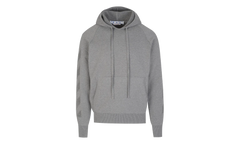 Arrow Knit Hoodie "Grey" OMHA141C99KNI0010606