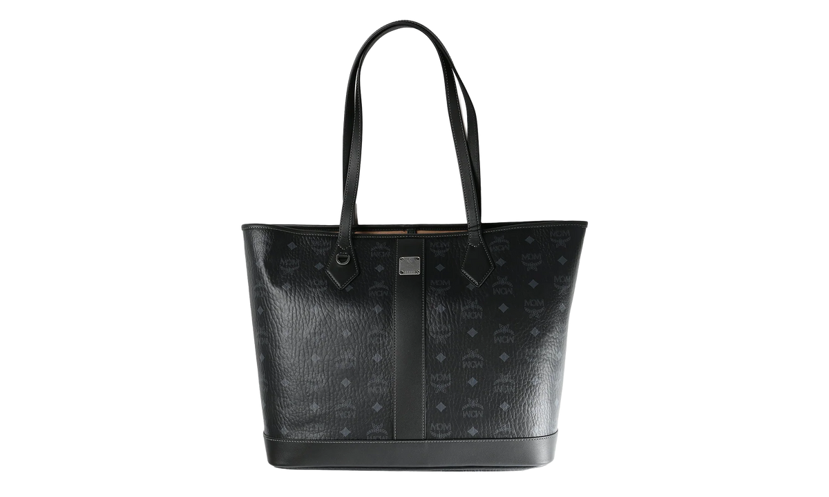 Medium Liz Shopper in Visetos "Black" MWPGSLR02BK001