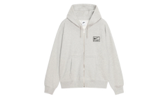 Stussy Fleece Zip Hoodie "Grey Heather" FJ9181050 GHEA