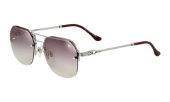 CEO Bevel Rimless Drill Mount 18KT "White Gold / Pastel Mauve Flash Silver" DMCE2 0009 48B4