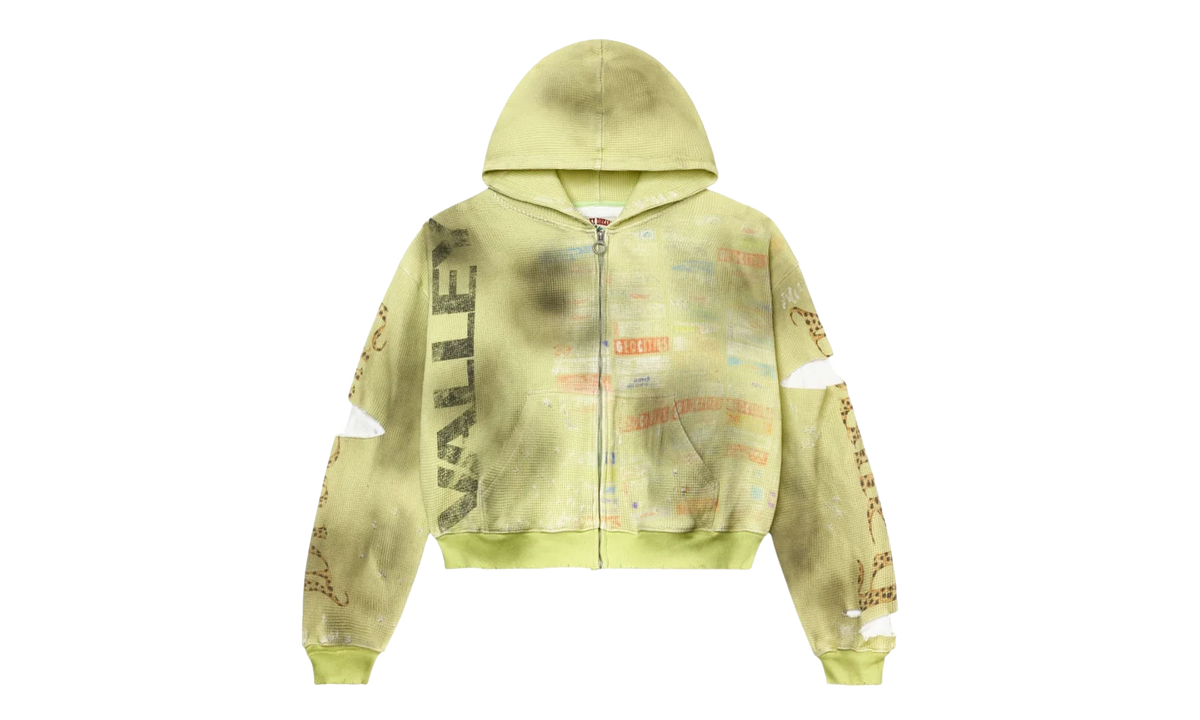 Glitch Zip Up Jacket "Hack Green" VAL56