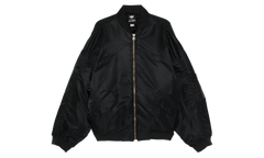 CHAVARRIA SATIN BOMBER JACKET "Black" KD9361