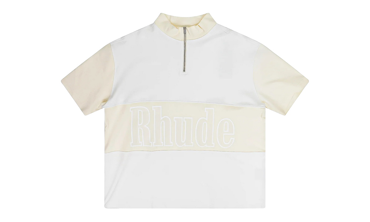 Panelled Henley T-Shirt "White" RHPS22TT10012572