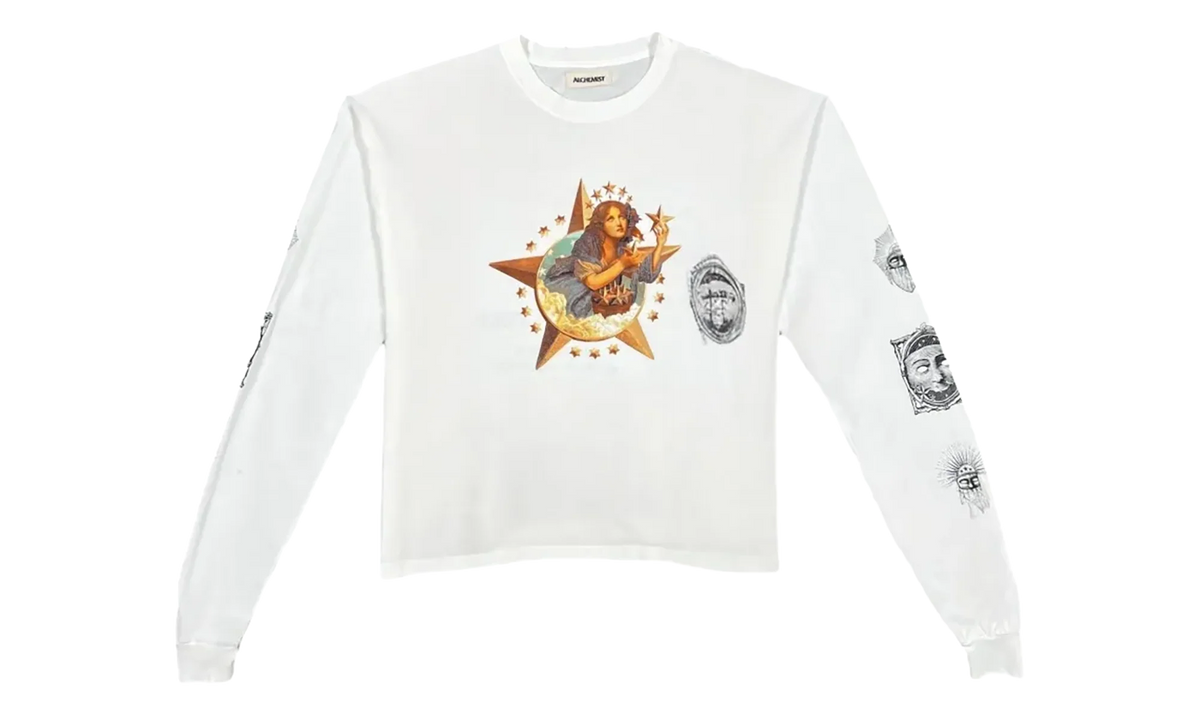 Star Girl Long Sleeve Tee "White" ALSS26MJLST37A