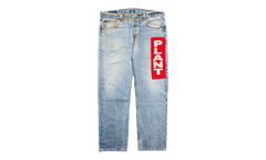 Levi's 501 ComplexCon Exclusive Denim Jeans "Cactus Plant Flea Market - Indigo / Red / White" DT291