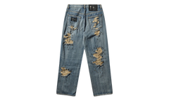 Vintage Double Knee Pants "Blue" TC25PT2801