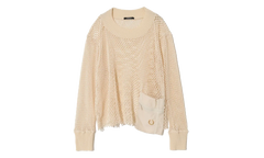 PATCH POCKET SWEATER "Ivory" UC1D4901 IVY