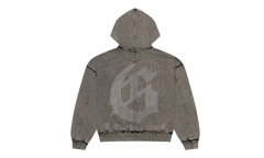 Studded OG Logo Hoodie "Grey Wash" GS009