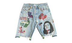 Harrison Triple-Wide Denim Shorts "Indigo" BWA115