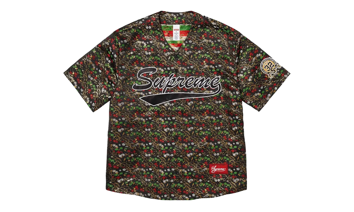 Floral Jacquard Jersey "SS26 - Black" SU27411