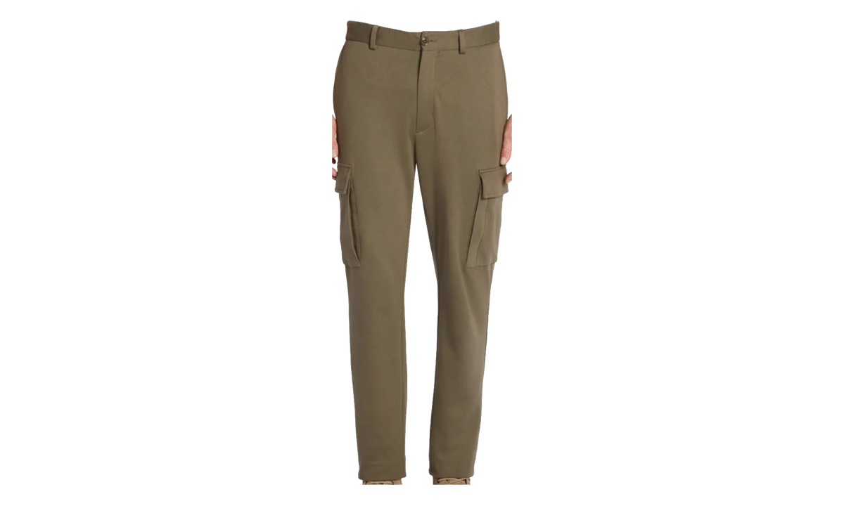 Pantalone Cotton Blend Jersey Cargo Pants "Sportivo Brown" MON01